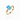 Âme de Vie Single Ring Blue topaz