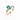 Âme de Vie Single Ring Emerald